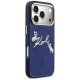 Karl Lagerfeld IML Choupettes Karl Script Logo MagSafe Phone Case Cover iPhone 17 Pro Max - Blue