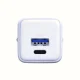 3mk Hyper GaN Charger 20W QC4+ PD PPS USB-C USB-A Wall Charger, White