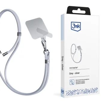 3mk EasyClip Smartphone Lanyard, Gray