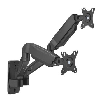 Dual Monitor Wall Mount Spring Arm 17-32" Up to 9kg