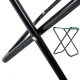 Folding Camping Stool, Metal Frame, Green