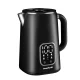 Cordless electric kettle 1.7 L with temperature control, 360° base, black