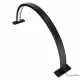 Half Moon Shadowless LED Desk Lamp for Manicure 40W, Black
