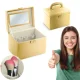 Massido MS-706 Cosmetic Case, Gold