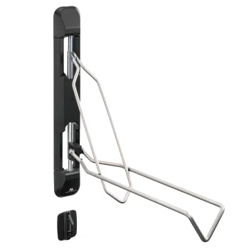 Maclean MC-471 Wall Bike Mount, up to 35 kg, Black