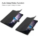 Samsung Galaxy Tab A 10.5 (SM-T590 T595) Trifold Stand PU Leather Hard Protective Cover Case, Black