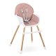 Nukido Lilo Baby High Chair with Adjustable Tray, Pink