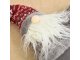 Christmas Gnome Curtain Tieback with Velcro, 40cm, Grey