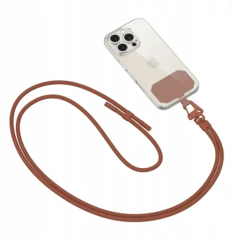 Tech-Protect C5S Rope Crossbody Phone Strap, Brown