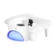 Momo Croissant Manicure Armrest with Phone Holder, White