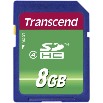 Transcend SDHC 8 GB Class 4 Memory Card