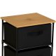 3-Drawer Fabric Dresser Storage Organizer