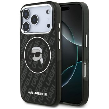 Karl Lagerfeld IML Karl Head Logo MagSafe Phone Case Cover iPhone 17 Pro - Black