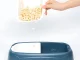 Double Pet Bowl for Dogs and Cats with Removable Inserts, Blue