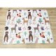 Children\'s NICEkids Thermal Foam Play Mat Carpet Rug, 150x180cm (Forest animals)