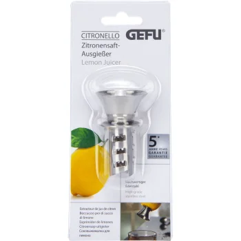 Lemon Juicer and Pourer Gefu CITRONELLO, Silver