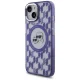 Karl Lagerfeld iPhone 15 Case IML Monogram Karl & Choupette MagSafe, Purple
