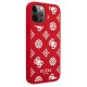 Guess iPhone 12 Pro Max vāciņš Peony Collection sarkans