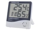 Weather station clock thermometer