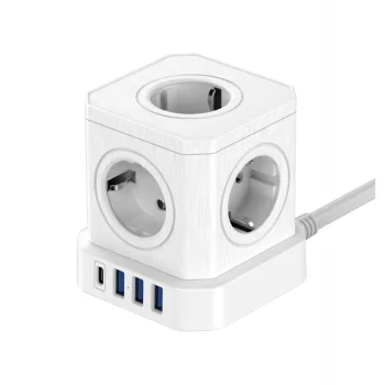 Power Strip Newell GaN Power Cube 9in1 4000W, White