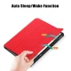 Lenovo Tab P11 Gen 2 (TB350FU) Trifold Stand PU Leather Hard Protective Cover Case, Red