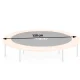 Neo-Sport jumping mat for 152 cm trampolines, 30 attachments