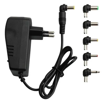 Universal Power Adapter 3-12V 24W (Black)