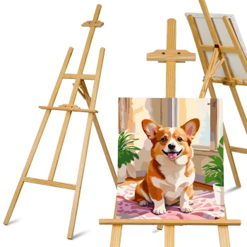 Massido MS-989 Wooden Painting Easel, 175 cm