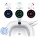 Nukido Nk-279 Foldable Baby Bathtub with Thermometer and Insert, White-Grey