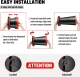 Telescopic Folding Camping Stool, Red