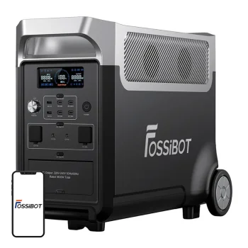 Fossibot F3600 Pro 3600W 3840Wh Power Station, Black