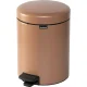 Brabantia NewIcon 5 L Pedal Bin, Warm Copper