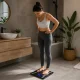 Analytical Glass Bathroom Scales with LCD Display, up to 180kg, Black