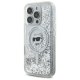 Apple iPhone 16 Pro Max 6.9\'\' Karl Lagerfeld Liquid Glitter Choupette Head Magsafe Cover Case, Clear