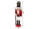 Christmas Wooden Nutcracker, Decorative Figurine, 30 cm