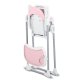 Ricokids Tulo Adjustable Folding High Chair, pink