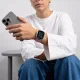 Tech-Protect Nylon Sport Band for Apple Watch 44/45/46/49 mm, Light Pink