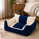 Soft Pet Bed for Dogs and Cats Size L (75x56x25 cm), with Waterproof Bottom