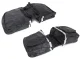Bicycle Rear Rack Pannier Bag RW1 with 4 Compartments, Black