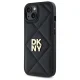 DKNY Quilted Stack Logo Case for iPhone 14, Black