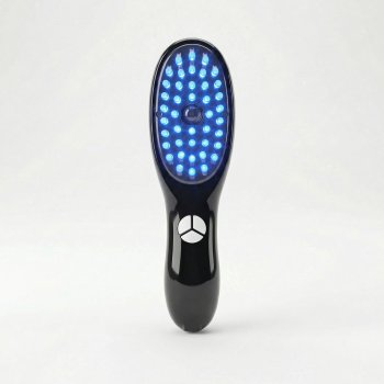 LED Scalp Massage Brush with Steam Marielle MSMPS, black