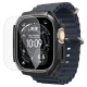 Spigen Rugged Armor Case and 9H Tempered Glass for Apple Watch Ultra 49mm, Matte Black