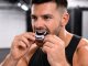 Boxing Mouthguard for MMA and Sports with Case, Black-Transparent