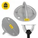 4Fizjo Ceiling and Wall Mount for Suspension Straps, Silver
