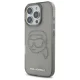 Karl Lagerfeld iPhone 16 Pro Max Case IML Rhinestones Karl Head, Black