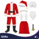 Santa Claus Costume Set Glimz, 13 Pieces, One Size