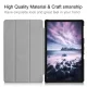 Samsung Galaxy Tab A 10.5 (SM-T590 T595) Trifold Stand PU Leather Hard Protective Cover Case, Black