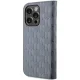 Karl Lagerfeld iPhone 14 Pro Max Wallet Case Saffiano Monogram, Silver