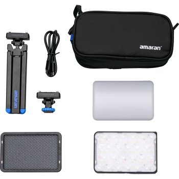 Amaran Ace 25c Kit RGBWW LED Video Light, Charcoal