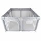 Foldable Baby Playpen 120x120cm, Large Play Yard for Toddlers and Infants, Grey